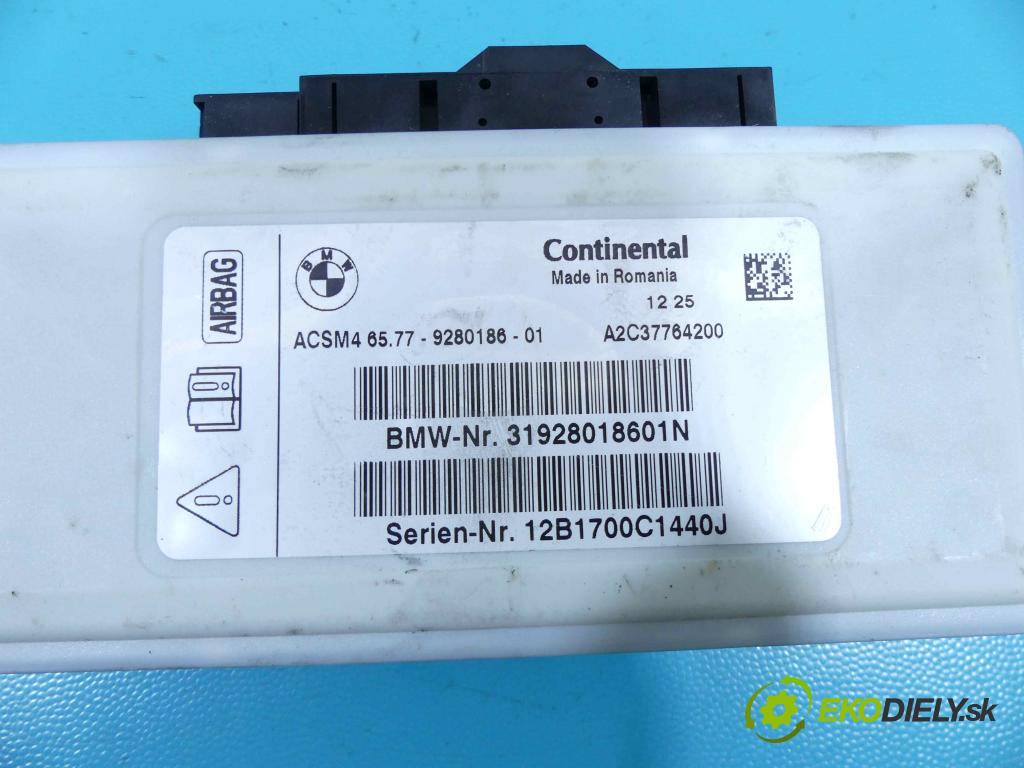 Bmw 5 F10 2010-2017 3.0d 258 HP automatic 190 kW 2993 cm3 4- modul riadiaca jednotka 9280186 (Ostatné)