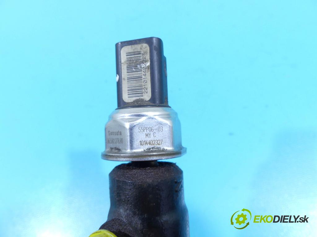 Ford Fiesta Mk7 2008-2017 1.4 tdci 68 HP manual 50 kW 1399 cm3 5- lišta vstrekovacia 9654592680 (Vstrekovacie lišty)