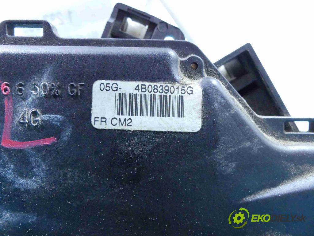 Audi A6 C5 1997-2004 2.5 tdi 163 hp manual 120 kW 2496 cm3 5- zámek zadní levý 4B0839015G