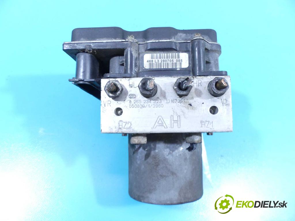 Opel Meriva A 2002-2010 1.8 16v 125 HP automatic 92 kW 1796 cm3 5- čerpadlo abs 0265950460 (Pumpy ABS)