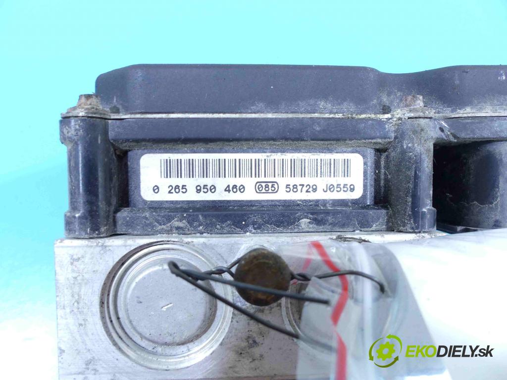Opel Meriva A 2002-2010 1.8 16v 125 HP automatic 92 kW 1796 cm3 5- čerpadlo abs 0265950460 (Pumpy ABS)
