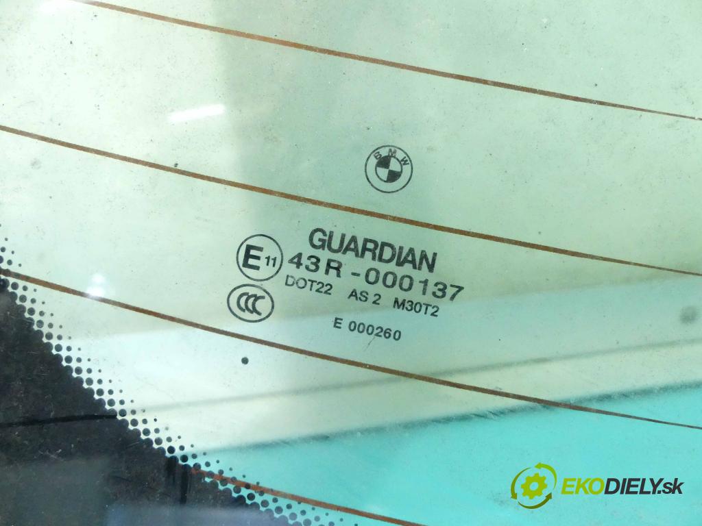 Bmw 5 F10 2010-2017 3.0d 258 hp automatic 190 kW 2993 cm3 4- sklo zadní  (Okna zadní)