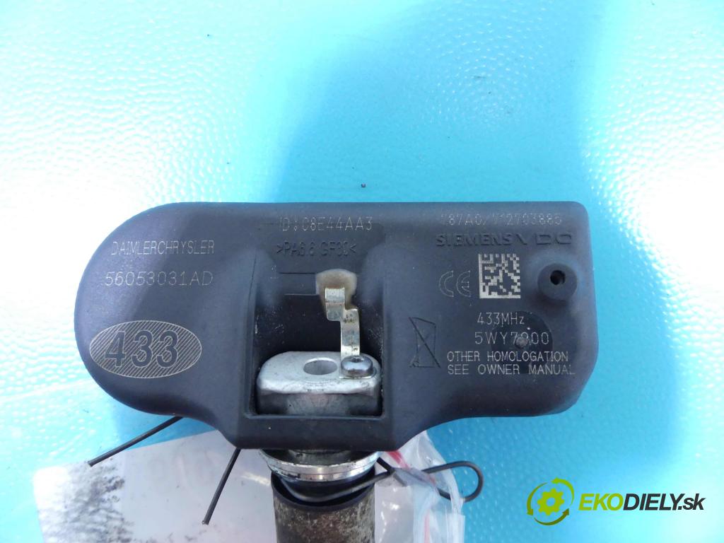 Chrysler Sebring III 2006-2010 2.0 CRD 140 hp manual 103 kW 1968 cm3 4- snímač tlaku 5WY7000 (Snímače tlaku)