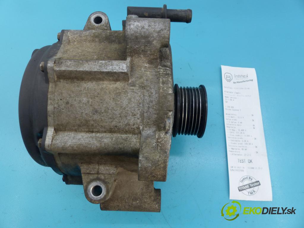 Porsche Cayenne I 2002-2010 4.5 V8 340KM automatic 250 kW 4511 cm3 5- Alternator 94860301504 (Alternátory)