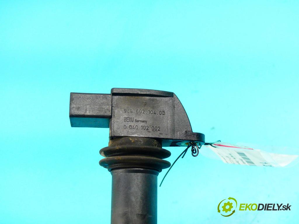 Porsche Cayenne I 2002-2010 4.5 V8 340KM: automatic 250 kW 4511 cm3 5- cievka zapaľovacia 0040102002 (Zapaľovacie cievky, moduly)