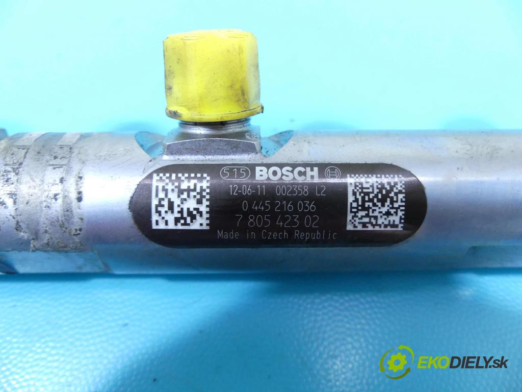 Bmw 5 F10 2010-2017 3.0d 258 HP automatic 190 kW 2993 cm3 4- lišta vstrekovacia 0445216036 (Vstrekovacie lišty)