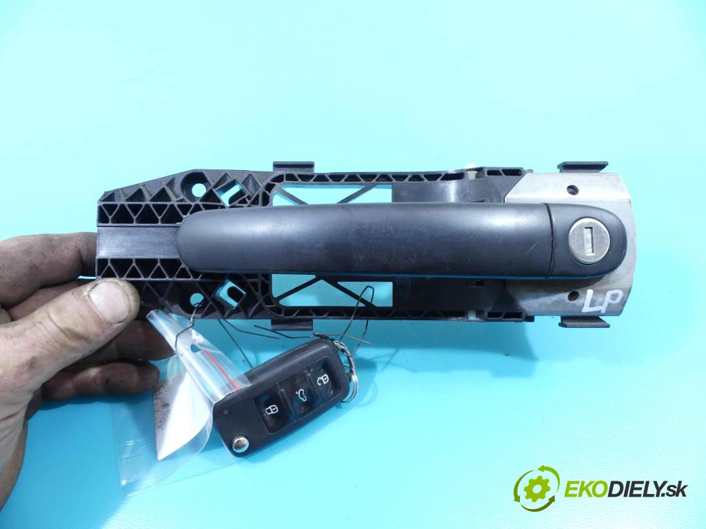 Vw Polo V 6R 2009-2017 1.2 69KM manual 51 kW 1198 cm3 5- rukoväť predné ľavé mimo: 5N0837885G (Vonkajšie predné ľavé)