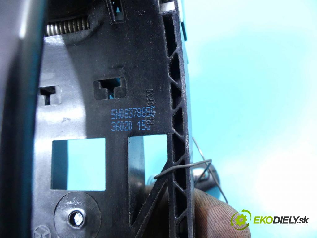 Vw Polo V 6R 2009-2017 1.2 69KM manual 51 kW 1198 cm3 5- rukoväť predné ľavé mimo: 5N0837885G (Vonkajšie predné ľavé)