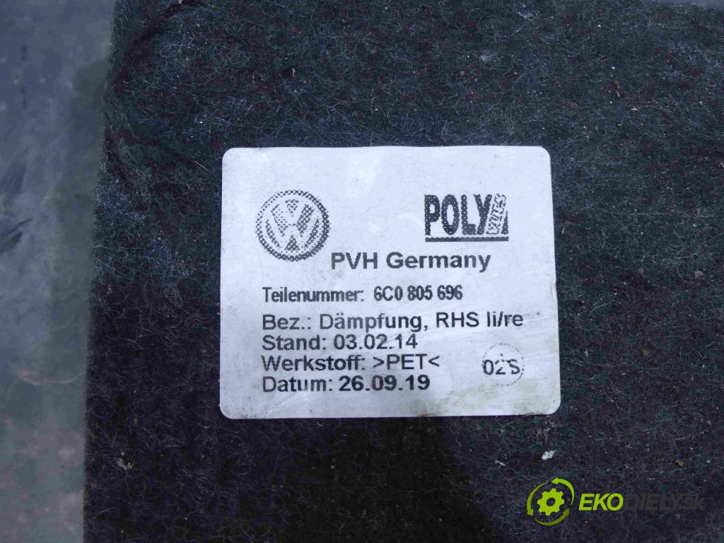 Vw Polo V 6R 2009-2017 1.2 69KM manual 51 kW 1198 cm3 5- Blatník: predné ľavé 6C0805696