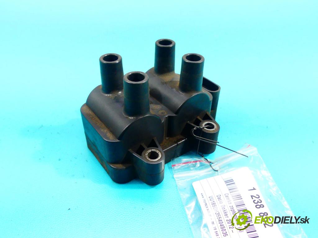 Dacia Dokker 2012- 1.6 8v 82 HP manual 60,5 kW 1598 cm3 5- cievka zapaľovacia  (Zapaľovacie cievky, moduly)