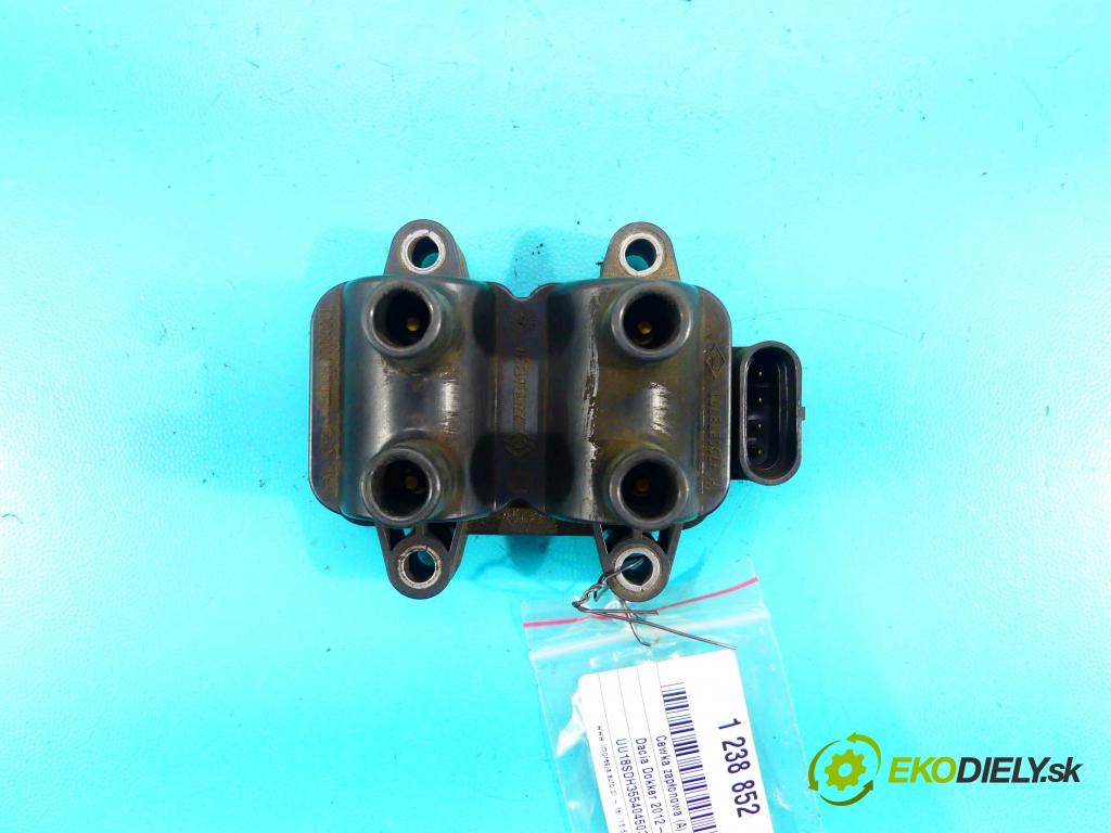 Dacia Dokker 2012- 1.6 8v 82 HP manual 60,5 kW 1598 cm3 5- cievka zapaľovacia  (Zapaľovacie cievky, moduly)