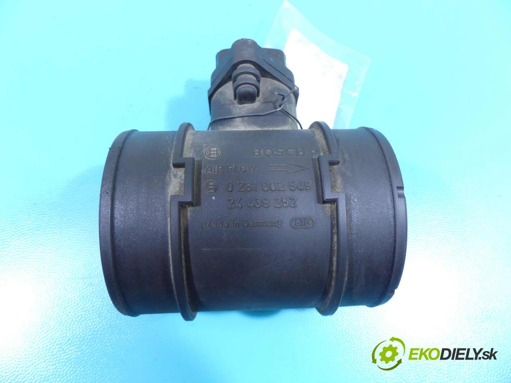 Opel Corsa C 2000-2006 1,3.0 cdti 69KM manual 51 kW 1248 cm3 3- průtokoměr: 0281002549 (Váhy vzduchu)