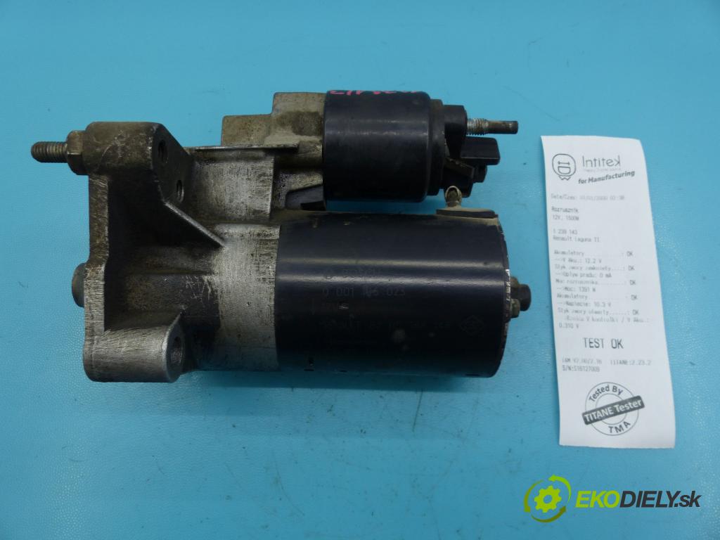 Renault Laguna II 2001-2007 1.8 16v 116 HP automatic 85 kW 1783 cm3 5- štartér 0001106023 (Štartéry)