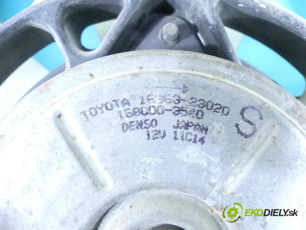 Toyota Corolla Verso I 2001-2004 1.8 vvti 135 HP manual 99 kW 1794 cm3 5- Ventilátor chladiča 168000-3540