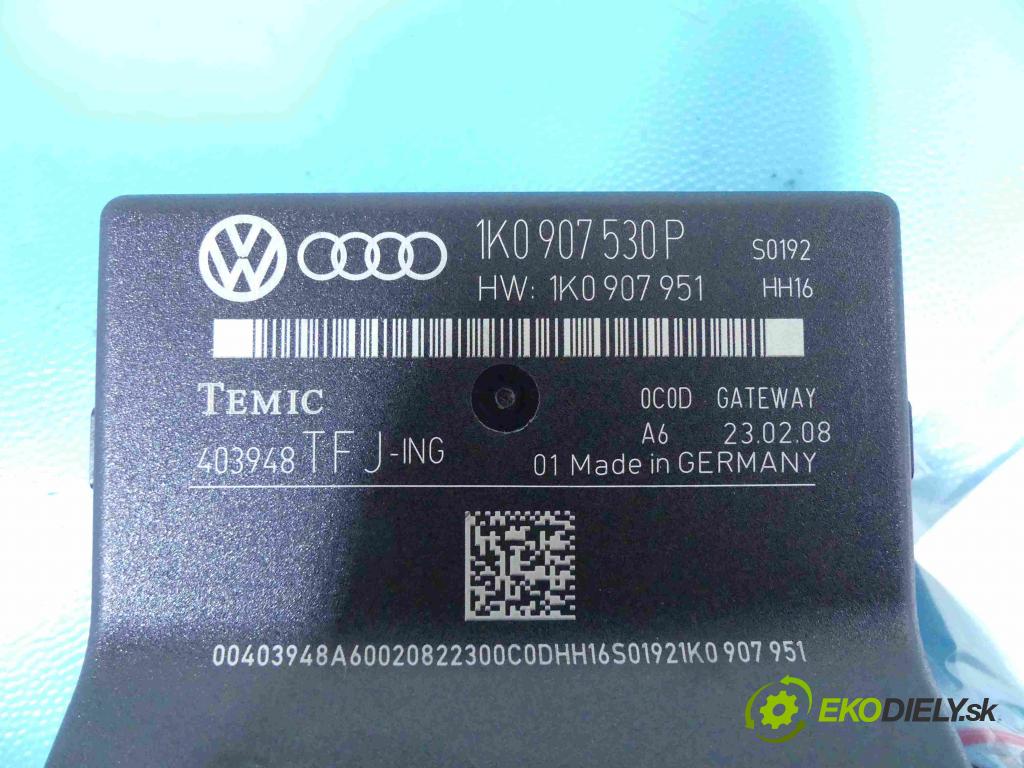 Audi A3 8P 2003-2012 2.0 tdi 140 HP manual 103 kW 1968 cm3 3- modul riadiaca jednotka 1K0907530P (Ostatné)