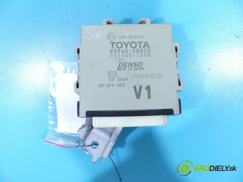 Toyota Avensis III T27 2009-2018 1.8 16v vvt-i 147 HP manual 108 kW 1798 cm3 4- modul riadiaca jednotka 89940-20010 (Ostatné)