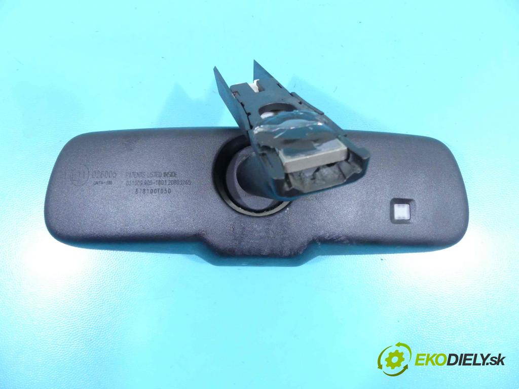 Toyota Avensis III T27 2009-2018 1.8 16v vvt-i 147 hp manual 108 kW 1798 cm3 4- zpětné zrcátko vnitřní 878100F050 (Světla vnitřní)