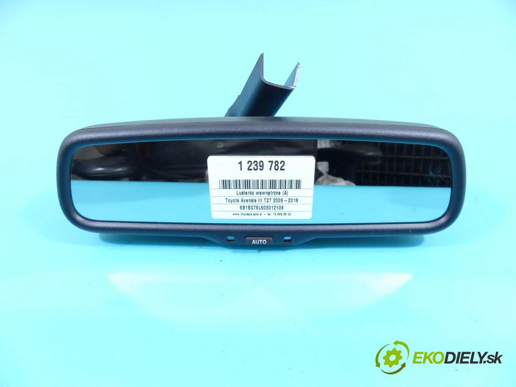 Toyota Avensis III T27 2009-2018 1.8 16v vvt-i 147 hp manual 108 kW 1798 cm3 4- zpětné zrcátko vnitřní 878100F050 (Světla vnitřní)