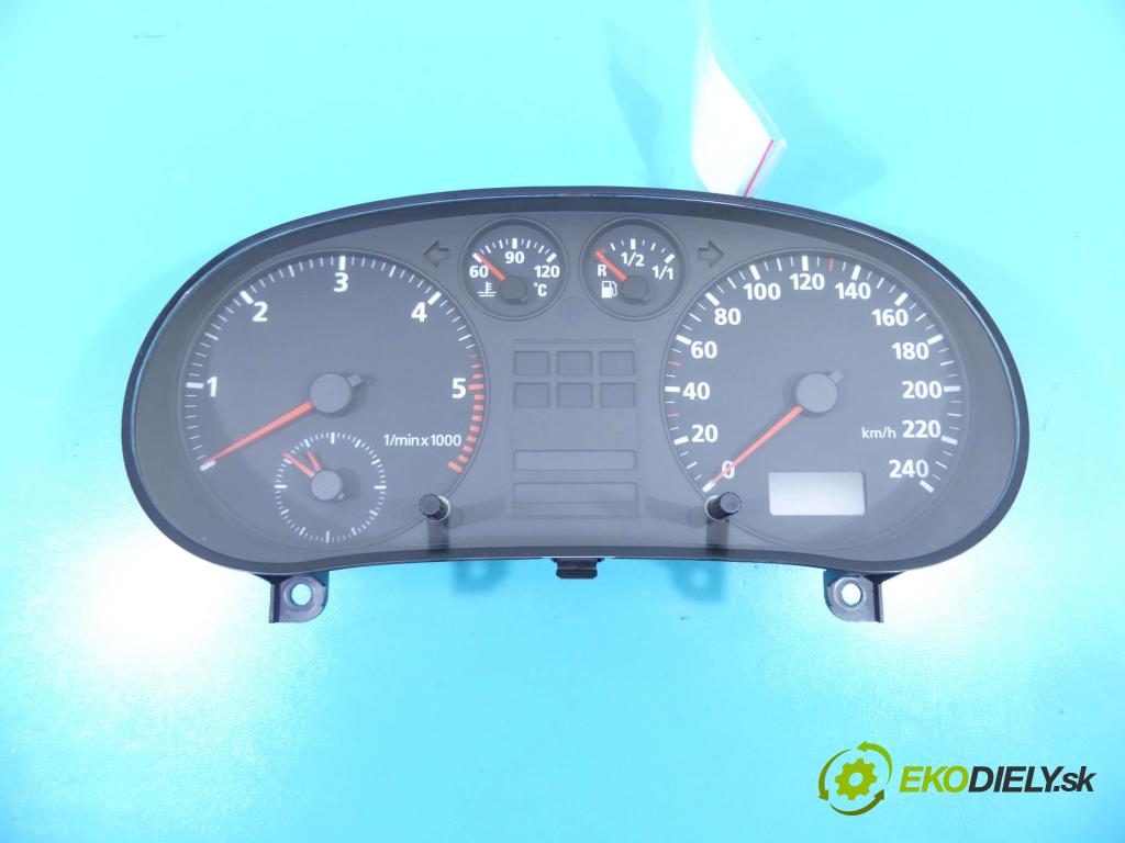 Audi A3 8L 1996-2003 1.9 tdi 110 HP manual 81 kW 1896 cm3 3- prístrojovka/ budíky 8L0919860X (Prístrojové dosky, displeje)