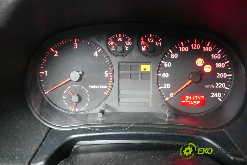 Audi A3 8L 1996-2003 1.9 tdi 110 HP manual 81 kW 1896 cm3 3- prístrojovka/ budíky 8L0919860X (Prístrojové dosky, displeje)