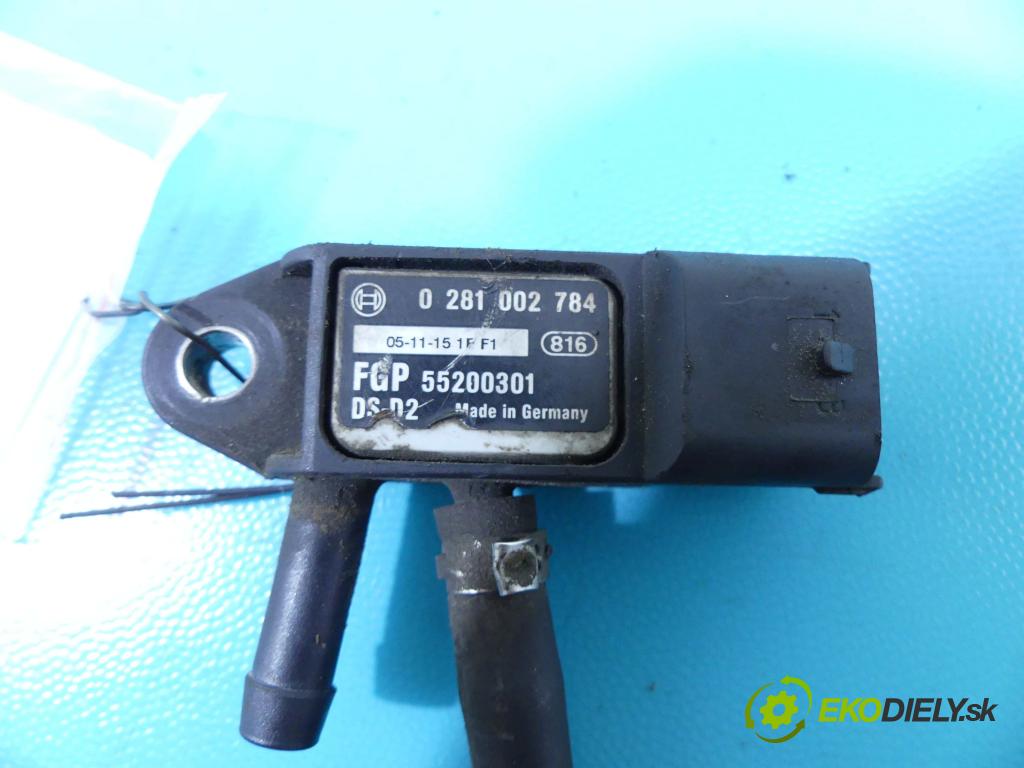 Opel Zafira B 2005-2014 1.9 cdti 101 HP manual 74 kW 1910 cm3 5- snímač tlak: 0281002784 (Snímače tlaku)