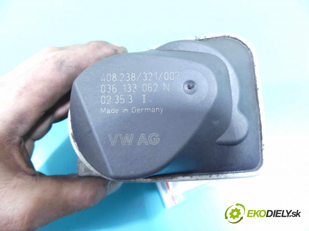 Seat Ibiza III 6L 2002-2008 1.2 12v 64 HP manual 47 kW 1198 cm3 3- klapka 036133062N (Škrtiace klapky)