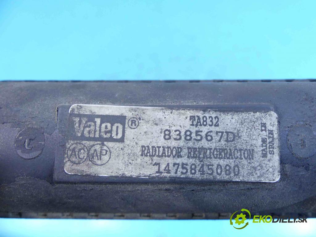 Fiat Ulysse I 1994-2002 2.1 td 109 HP manual 80 kW 2088 cm3 5- chladič 1475845080 (Chladiče)