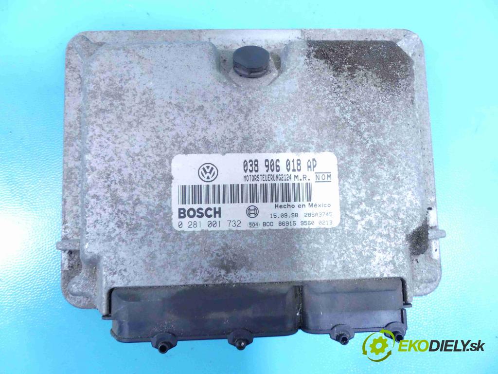 Vw New Beetle 1998-2010 1.9 TDI 90 HP manual 66 kW 1896 cm3 3- Jednotka riadiaca 038906018AP