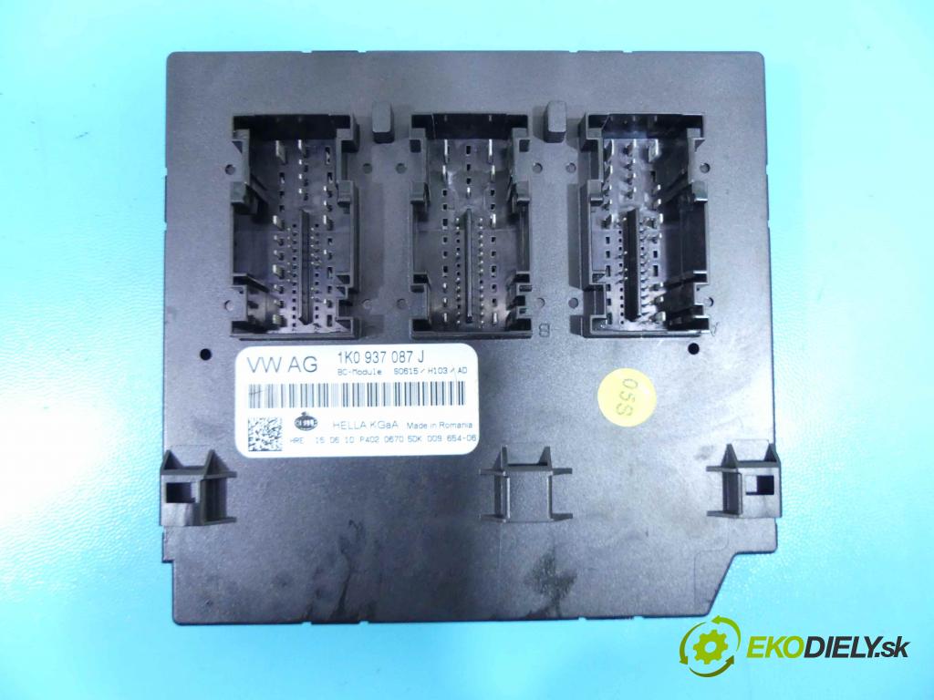 Skoda Octavia II 2004-2013 1.9 tdi 105 HP manual 77 kW 1896 cm3 5- modul riadiaca jednotka 1K0937087J (Ostatné)