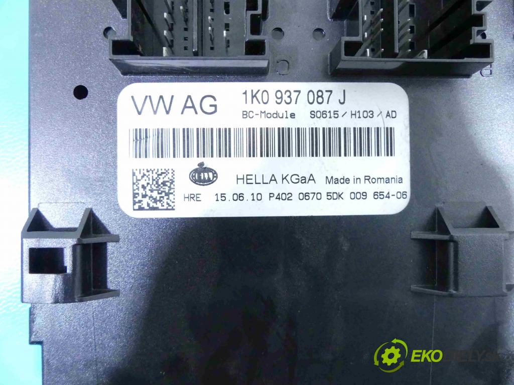 Skoda Octavia II 2004-2013 1.9 tdi 105 HP manual 77 kW 1896 cm3 5- modul riadiaca jednotka 1K0937087J (Ostatné)