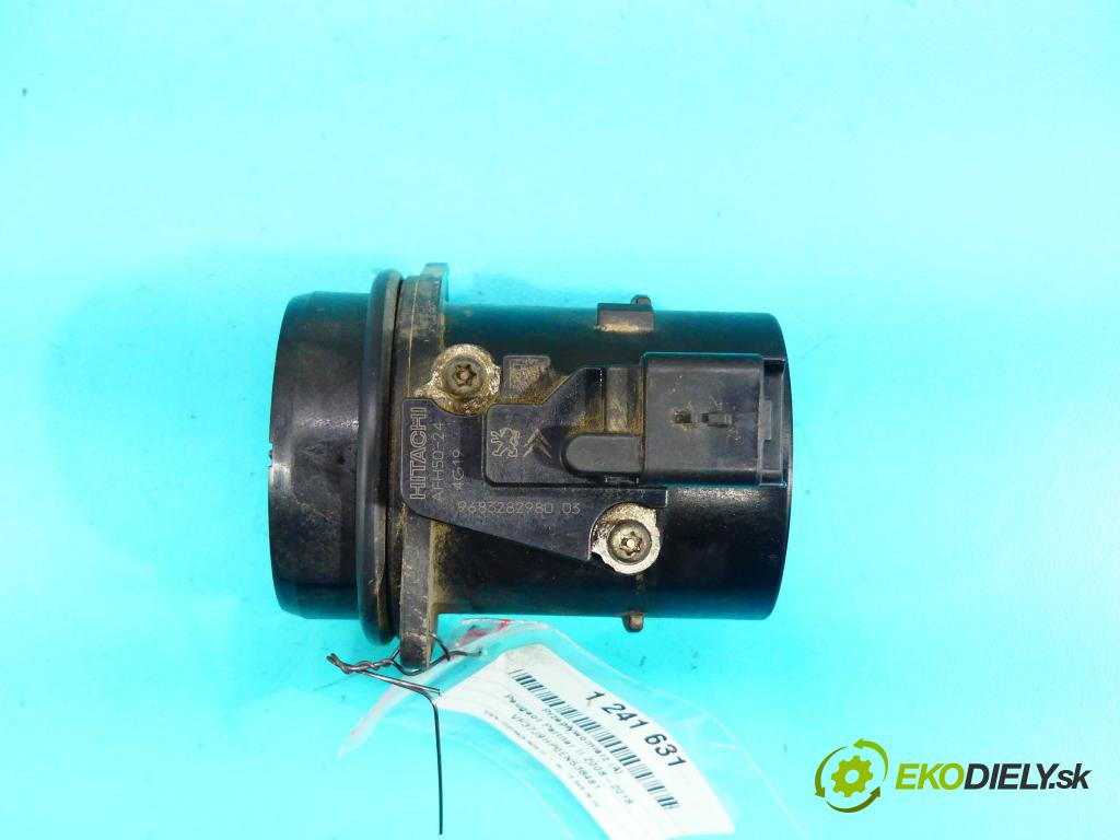 Peugeot Partner II 2008-2018 1.6 HDI 92 HP manual 68 kW 1560 cm3 5- průtokoměr: 9683282980 (Váhy vzduchu)