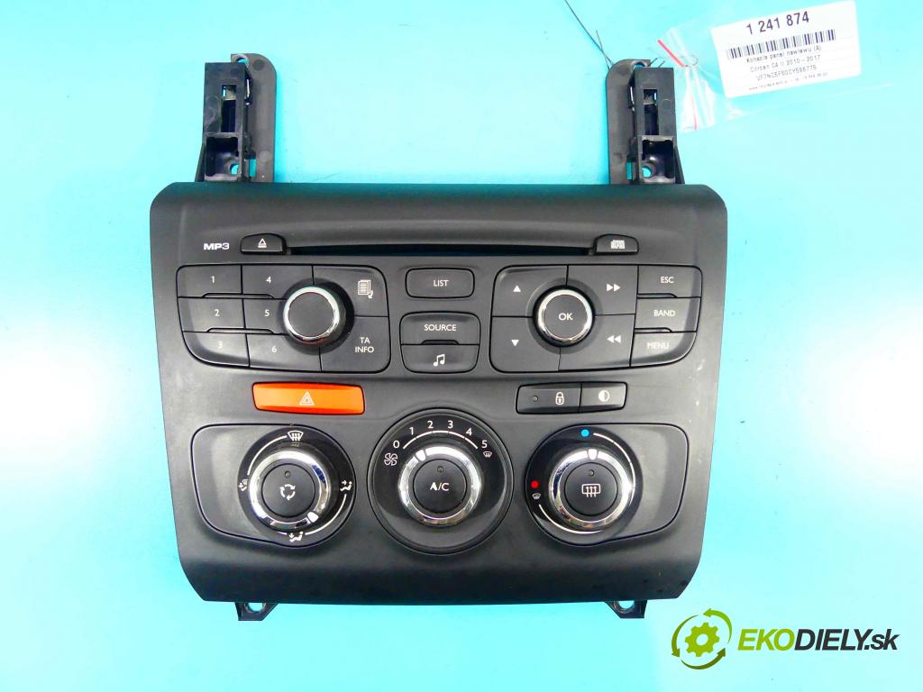 Citroen C4 II 2010-2017 1.6 16v 120 HP manual 88 kW 1598 cm3 5- panel kúrenia 9666395977