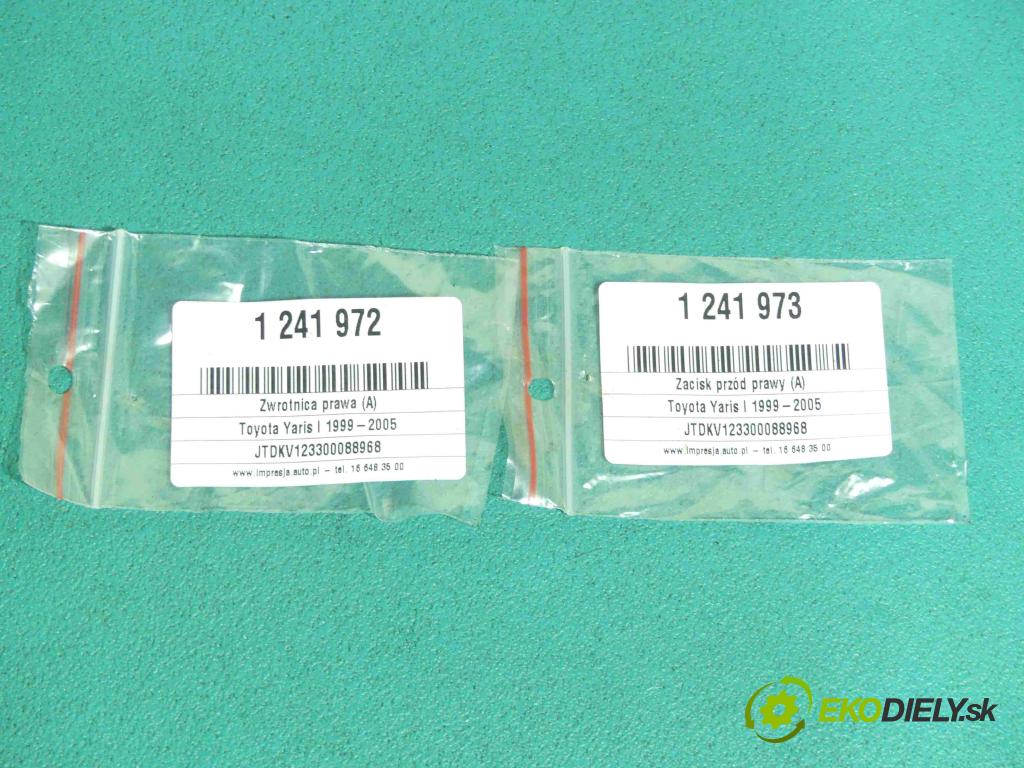 Toyota Yaris I 1999-2005 1.0 VVTI 68 HP manual 50 kW 998 cm3 5- náboj pravé (Náboje)