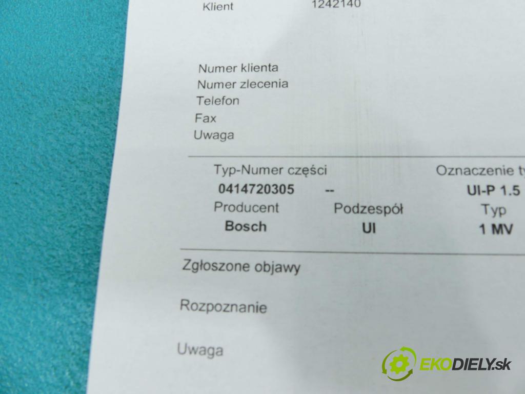 Vw Touareg I 2002-2010 5.0 TDI 313 HP automatic 230 kW 4921 cm3 5- vstrekovacie čerpadlo 0414720305 (Vstrekovače)
