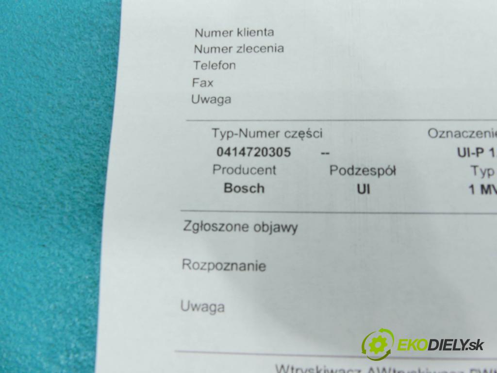 Vw Touareg I 2002-2010 5.0 TDI 313 HP automatic 230 kW 4921 cm3 5- vstrekovacie čerpadlo 0414720305 (Vstrekovače)