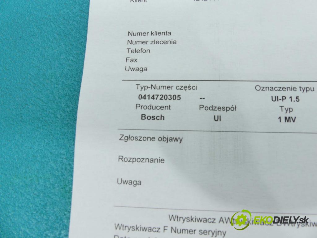 Vw Touareg I 2002-2010 5.0 TDI 313 HP automatic 230 kW 4921 cm3 5- vstrekovacie čerpadlo 0414720305 (Vstrekovače)