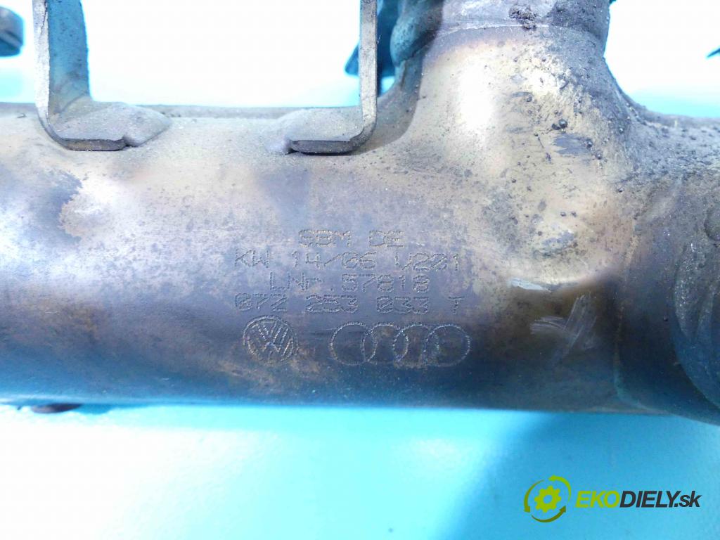 Vw Touareg I 2002-2010 5.0 TDI 313 hp automatic 230 kW 4921 cm3 5- potrubí výfuk 07Z253033T (Výfukové potrubí)