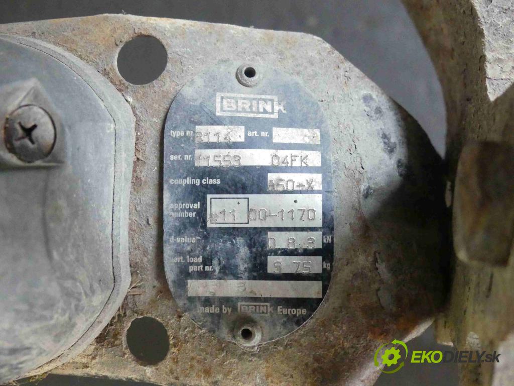 Skoda Octavia I 1996-2010 1.9 TDI 110 HP manual 81 kW 1896 cm3 5- Hák: vlečení:  (Ťažné zariadenia)