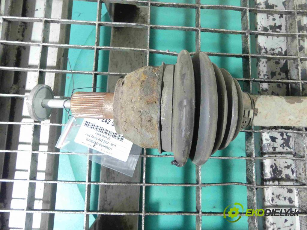 Ford Focus Mk2 2004-2011 1.6 16v 101 HP manual 74 kW 1596 cm3 5- poloos ľavé  (Poloosy)