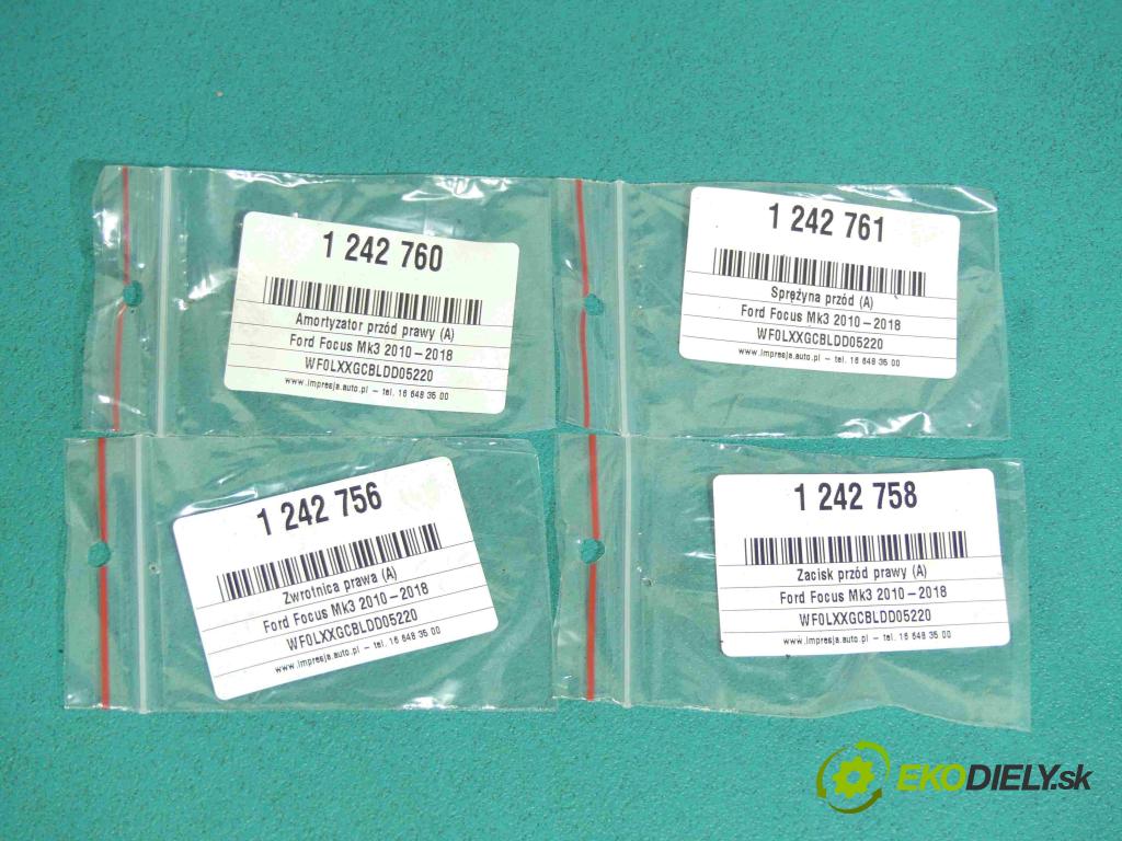 Ford Focus Mk3 2010-2018 2.0 TDCI 140 HP manual 103 kW 1997 cm3 5- náboj pravé  (Náboje)