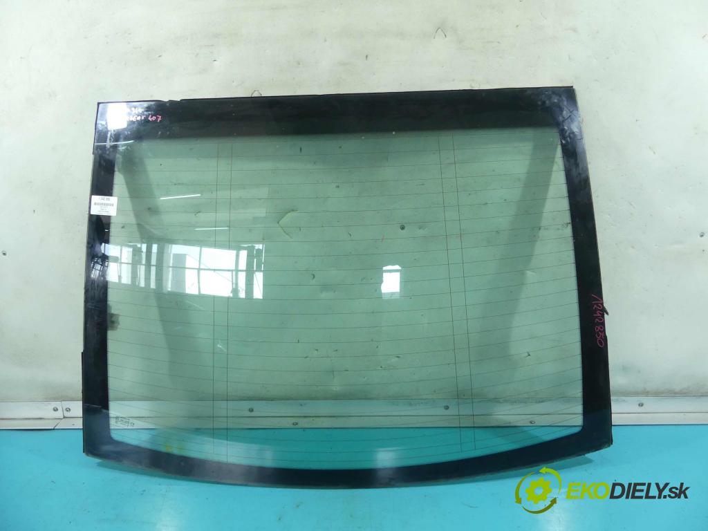 Peugeot 407 2.2 16v 163 hp manual 120 kW 2230 cm3 2- sklo zadní  (Okna zadní)