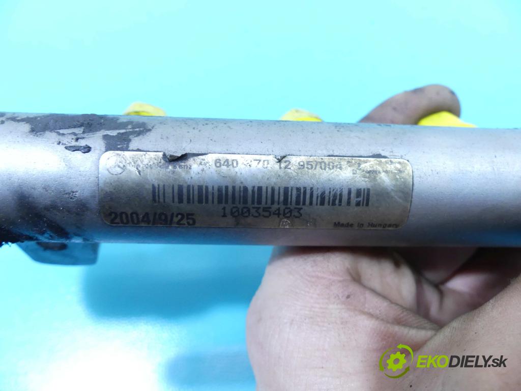 Mercedes A W169 2004-2012 2.0 cdi (640941) 140 HP manual 103 kW 1992 cm3 5- lišta vstrekovacia 0281002494 (Vstrekovacie lišty)