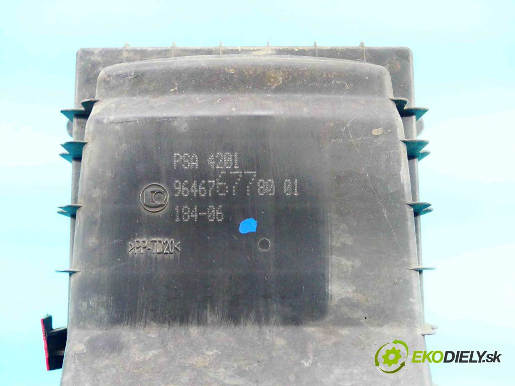 Peugeot 407 2.2 16v 163 HP manual 120 kW 2230 cm3 2- obal filtra vzduchu 9646767780 (Obaly filtrov vzduchu)