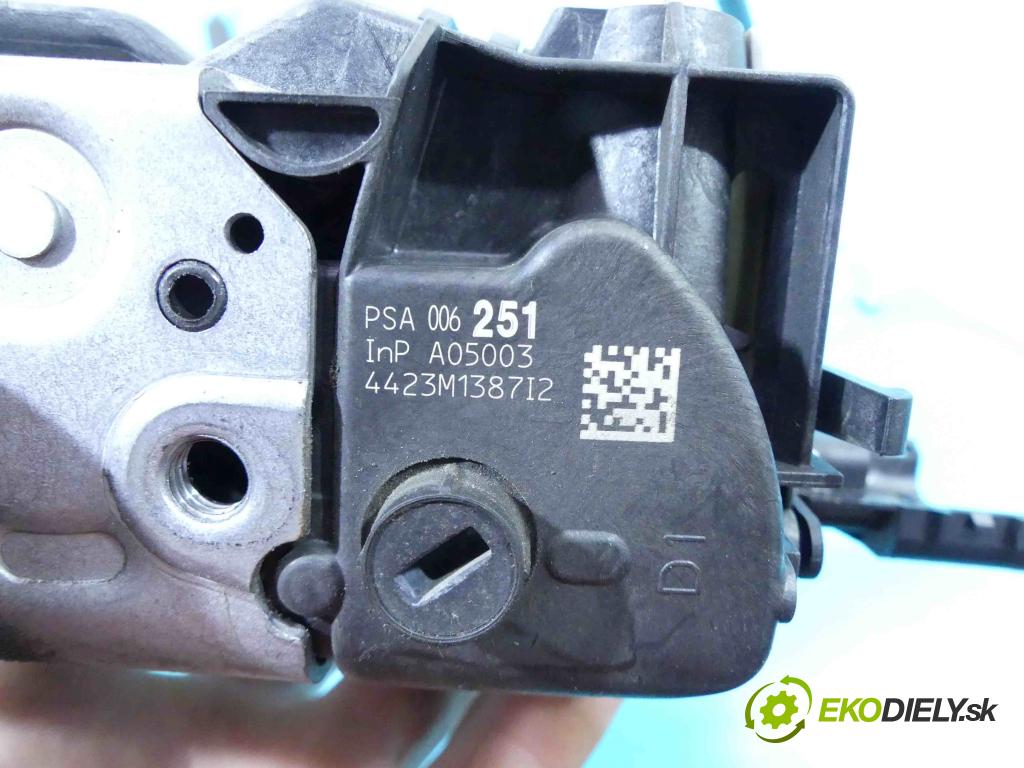 Citroen C3 II 2009-2016 1.2 Tech 82 hp manual 60 kW 1199 cm3 5- zámek zadní pravý PSA006251