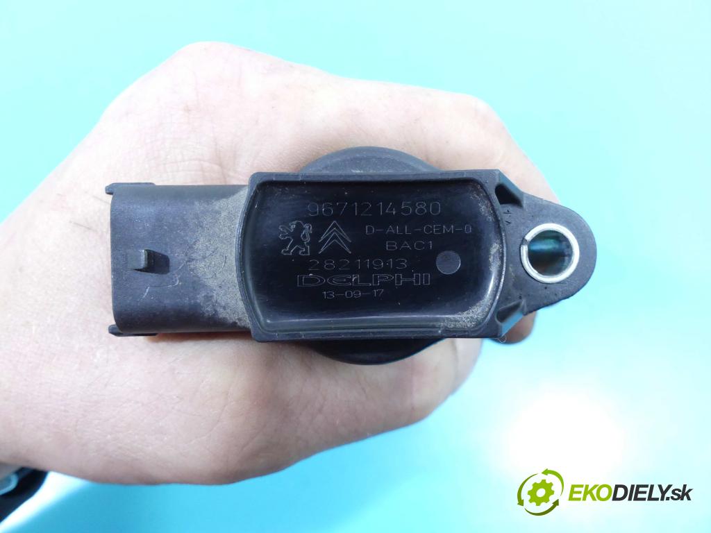 Citroen C3 II 2009-2016 1.2 Tech: 82 HP manual 60 kW 1199 cm3 5- cievka zapaľovacia 9671214580 (Zapaľovacie cievky, moduly)