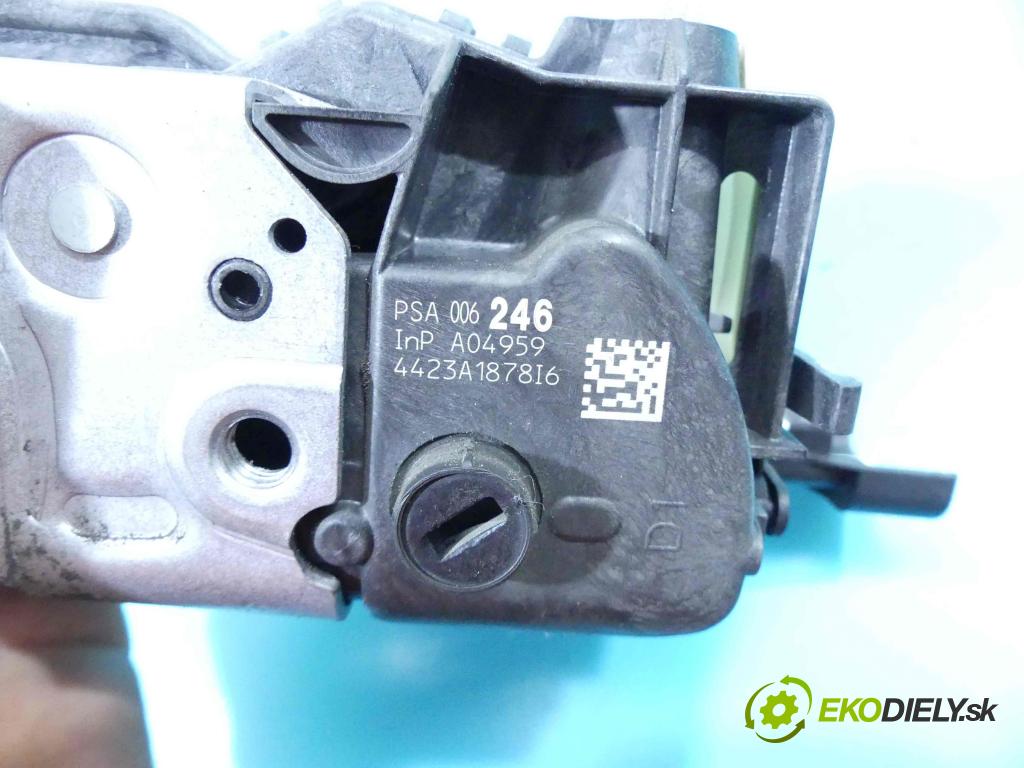 Citroen C3 II 2009-2016 1.2 Tech 82 hp manual 60 kW 1199 cm3 5- zámek přední pravý PSA006246