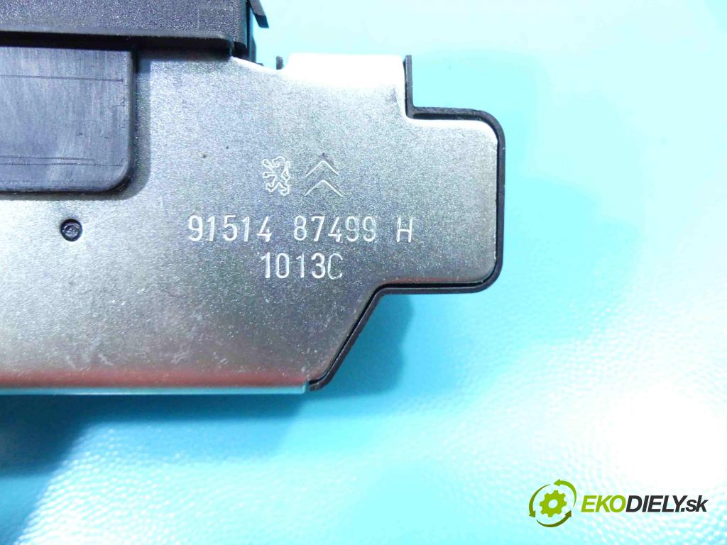 Citroen C3 II 2009-2016 1.2 Tech 82 hp manual 60 kW 1199 cm3 5- zámek kufrových dveří zadní 9151487499H
