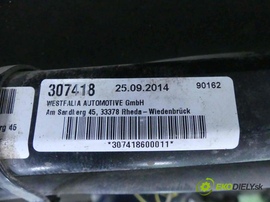 Ford Focus Mk3 2010-2018 2.0 TDCI 140 HP manual 103 kW 1997 cm3 5- Hák: vlečení: BM5J-N19D521-DB (Ťažné zariadenia)