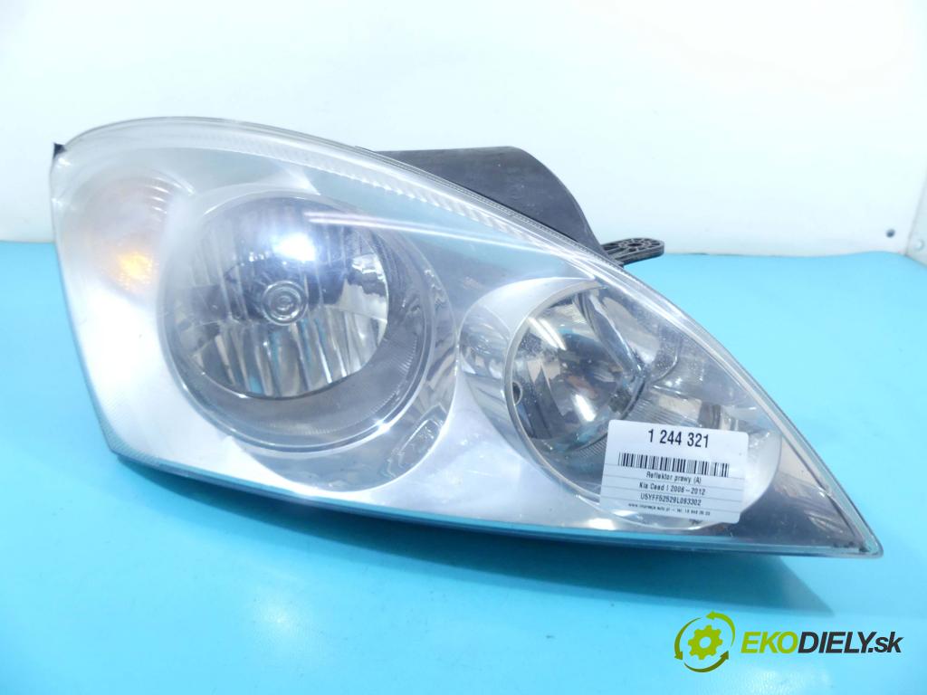 Kia Ceed I 2006-2012 2.0 crdi 140 HP manual 103 kW 1991 cm3 5- Reflektor: pravý 92102-1H0XX (Pravé)