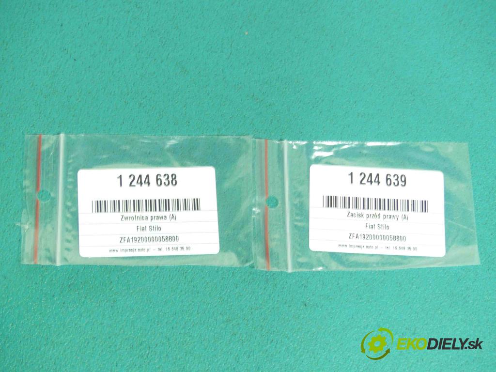 Fiat Stilo 1.6 16v 103 HP manual 76 kW 1596 cm3 5- brzdič predné pravý (Ostatné)